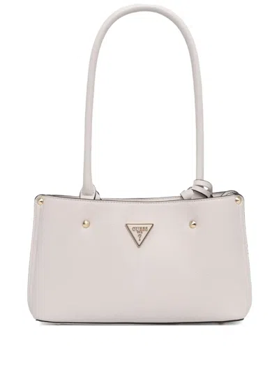 Guess Usa Meridian Shoulder Bag In Neutrals