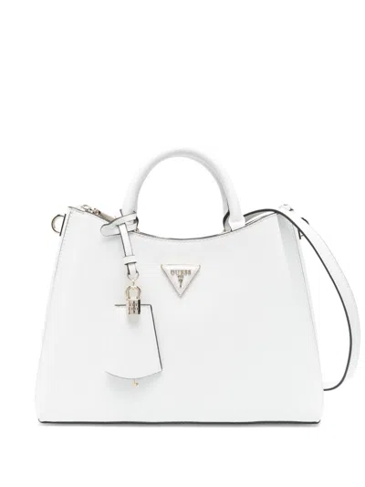 Guess Usa Meridian Tote Bag In White