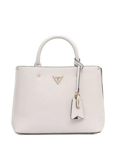 Guess Usa Meridian Tote Bag In White
