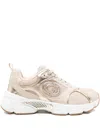 Guess Usa Mesh-panel Sneakers In Neutral