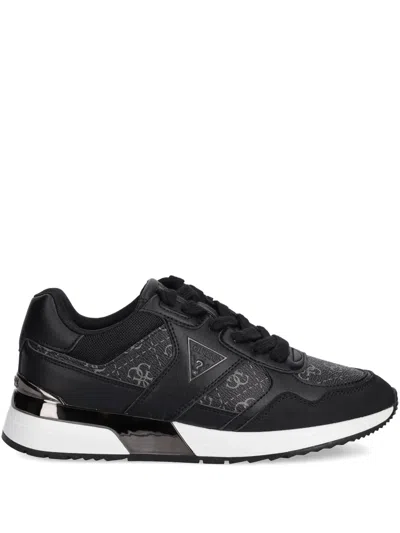 Guess Usa Mickay 4g Logo Sneakers In Black