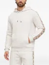 Guess Usa Mickey Logo-tape Hoodie In Multi