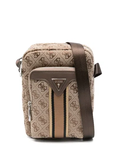 Guess Usa Milano Messenger Bag In 褐色