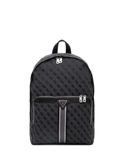 Guess Usa Milano 4g Logo Backpack In Black