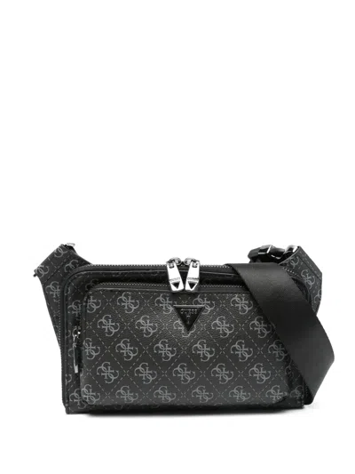 Guess Usa Milano Belt Bag In 黑色