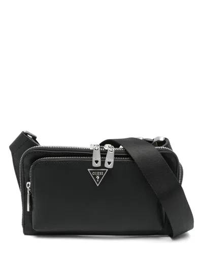 Guess Usa Milano Belt Bag In 黑色