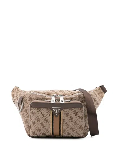 Guess Usa Milano Belt Bag In Brown
