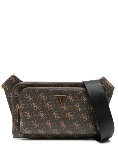 Guess Usa Milano Belt Bag In Brown