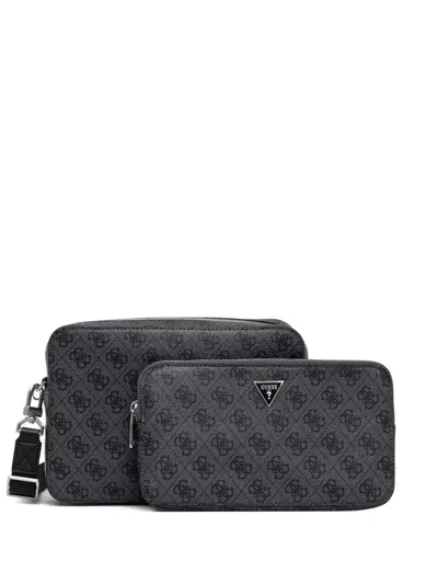 Guess Usa Milano Monogram-print Messenger Bag