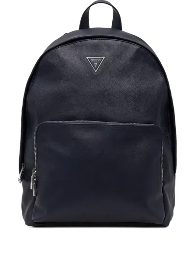 Guess Usa Milano Textured Leather Backpack