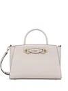Guess Usa Mimina Logo-plaque Tote Bag In Neutral