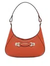 Guess Usa Mimina Ring-detail Tote Bag In Orange