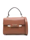 Guess Usa Mini Aldith Tote Bag In 褐色