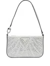 Guess Usa Mini Beauvoir Tote Bag In Silver