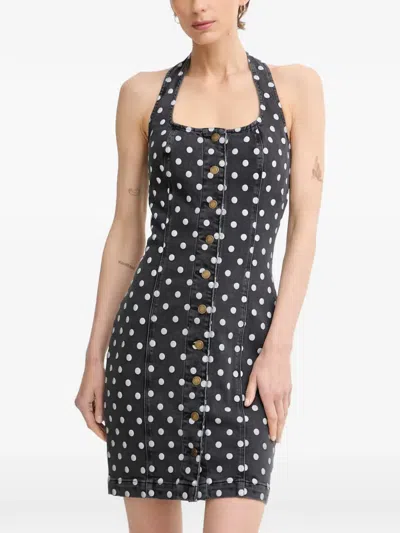 Guess Usa Mini Dress Sleeveless In Black
