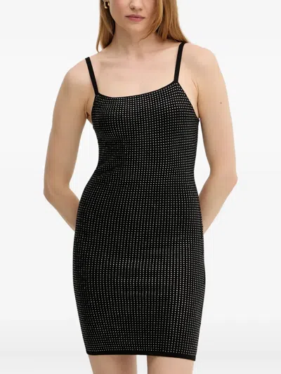 Guess Usa Mini Embellished Dress In Black