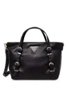 Guess Usa Mini Levia Satchel Bag In Schwarz