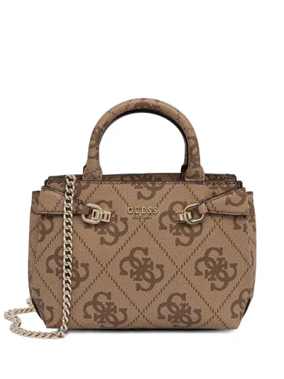 Guess Usa Mini Lorelei Monogram-print Tote