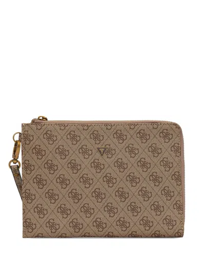 Guess Usa Mini Milano 4g Clutch Bag In Blue