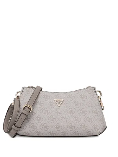 Guess Usa Mini Noelle 4g-logo Shoulder Bag In Neutral