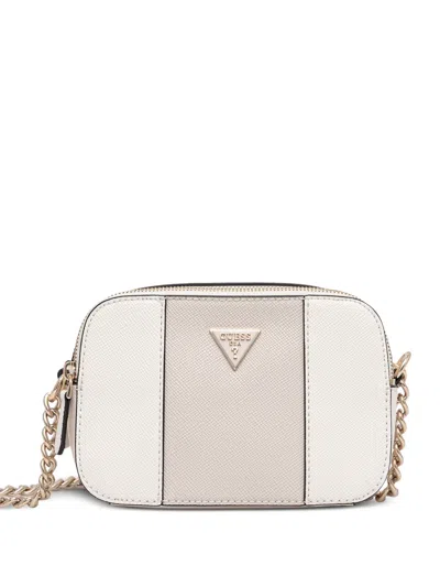 Guess Usa Mini Noelle Colourblock Cross Body Bag In Neutral