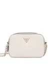 Guess Usa Mini Noelle Logo Cross Body Bag In White