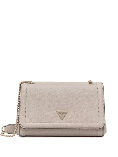 Guess Usa Mini Noelle Shoulder Bag In Neutral