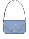 Guess Usa Mini Noelle Tote Bag In Blue