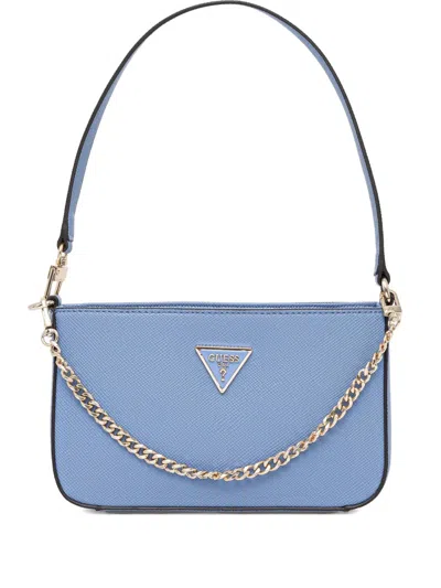 Guess Usa Mini Noelle Tote Bag In Blue