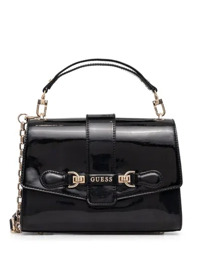 Guess Usa Mini Nolana Tote Bag In Black