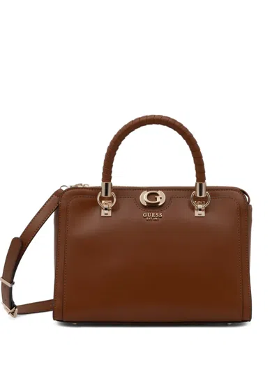 Guess Usa Mini Orlina Tote Bag In Brown