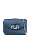 Guess Usa Mini Prue Embellished Cross Body Bag In Blue