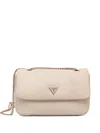 Guess Usa Mini Sunetra Chain Shoulder Bag In Neutral