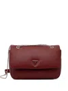 Guess Usa Mini Sunetra Chain-strap Cross Body Bag In Red