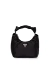 Guess Usa Mini Velina Tote Bag In Black
