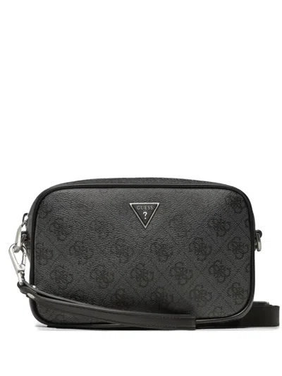 Guess Usa Mini Vezzola Body Bag In Black