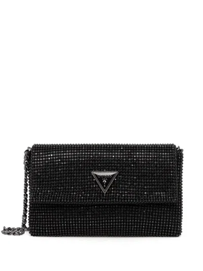 Guess Usa Mini Zalina Shoulder Bag In Black