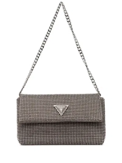 Guess Usa Mini Zalina Shoulder Bag In Grey