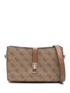 Guess Usa Mini Zamira Shoulder Bag In Neutrals