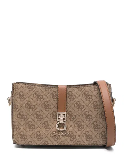 Guess Usa Mini Zamira Shoulder Bag In Neutrals
