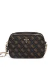 Guess Usa Monogram Chain Cross Body Bag In Multi
