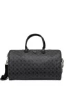 Guess Usa Monogram-embossed Duffle Bag