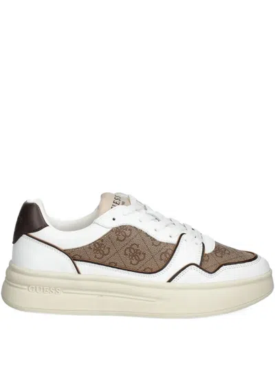 Guess Usa Monogram-pattern Sneakers