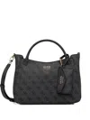 Guess Usa Monogram-pattern Tote Bag In Gray