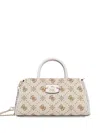 Guess Usa Monogram-pattern Tote Bag In Neutral