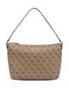 Guess Usa Monogram-pattern Tote Bag In Neutral