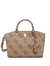 Guess Usa Monogram-pattern Tote Bag In Neutral