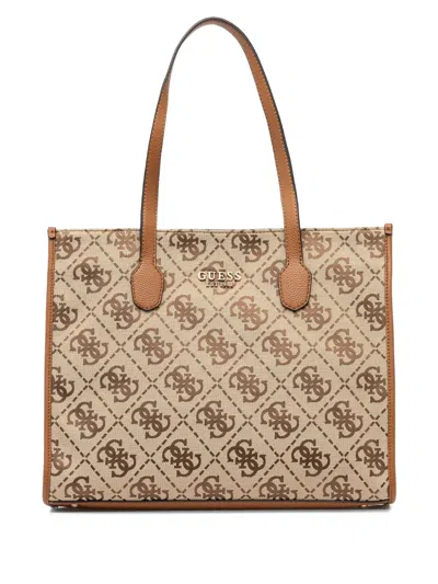 Guess Usa Monogram Tote Bag