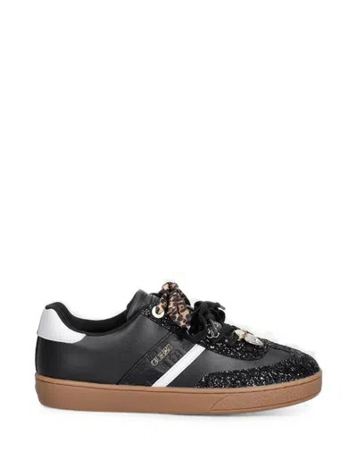 Guess Usa Naoki Glitter-embellished Sneakers In Multi