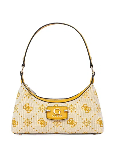 Guess Usa Neda 4g Shoulder Bag In Neutral